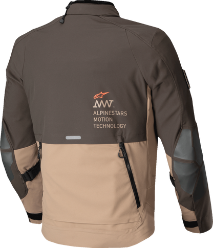 ALPINESTARS AMT-8 Stretch Drystar® XF Jacket - Dark Brown/Dark Khaki - 2XL 3200425-8018-XXL