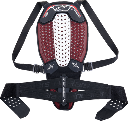 ALPINESTARS Nucleon Plasma Back Protector - Black/White/Red - Medium 6504325-123-M