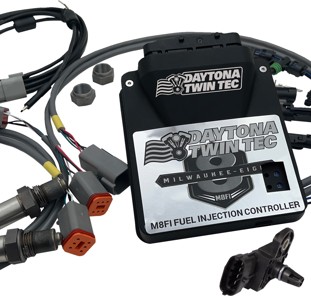 DAYTONA TWIN TEC LLC Auto-tune Electronic Fuel Injection Control Module Kit with 2 BAR Manifold - M8 Softail 17822