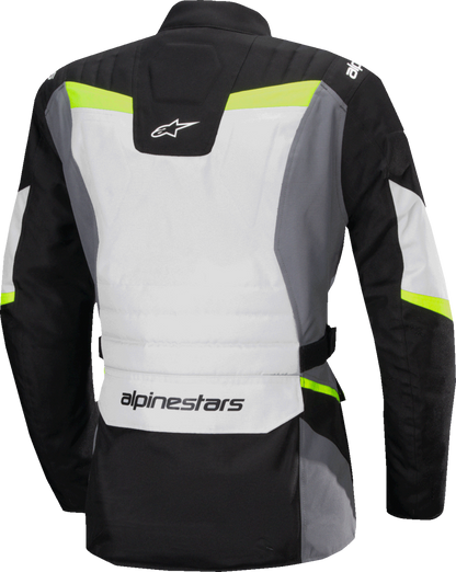 ALPINESTARS Stella ST-1 Waterproof Jacket - Ice Gray/Black/Yellow Fluo - Small 3210325-9145-S