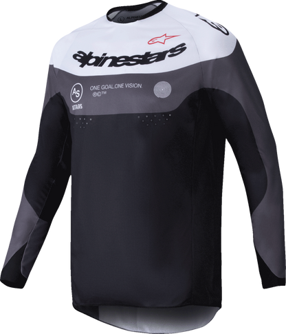 ALPINESTARS Pro-Dura Long-Sleeve Jersey - Black/Magnet White - 2XL 3760125-1417-2X