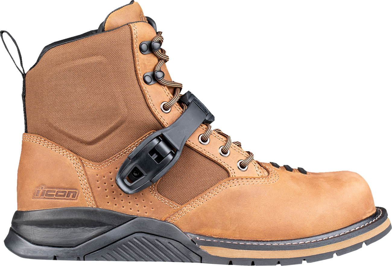 ICON Superduty6 Safety Toe Boots - Brown - US 10.5 3403-1394