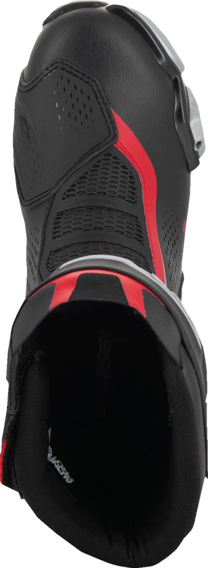 ALPINESTARS SMX-6 V3 Vented Boots - Black/Silver/Red - US 12.5/EU 48 2223225-199-48