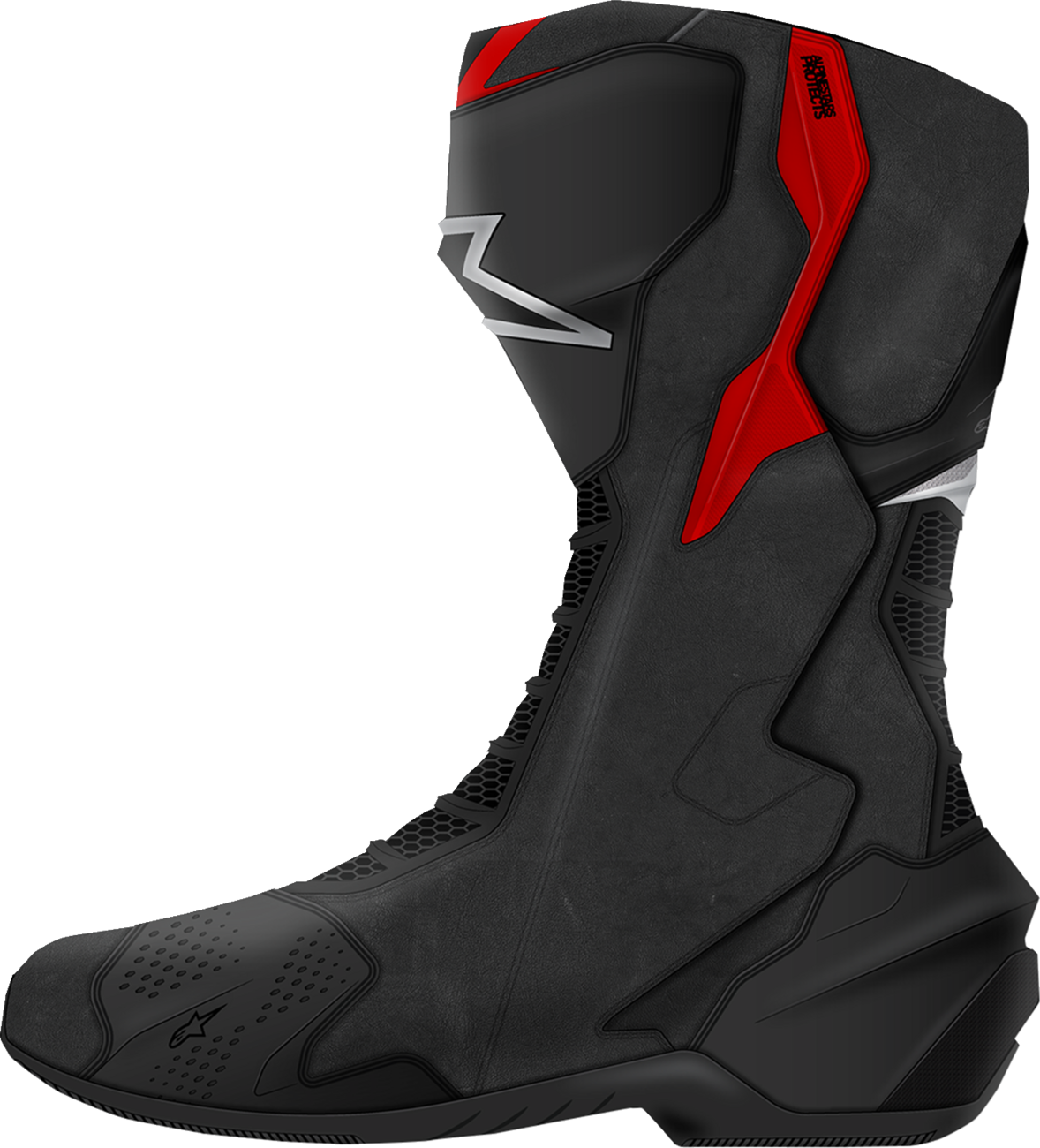 ALPINESTARS SMX-6 V3 Boots - Black/Silver/Red - US 6.5/EU 40 2223025-199-40