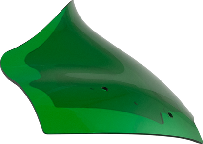 KLOCK WERKS Kolor Flare™ Windshield - 10" - Green - FLTR KWW-01-0718