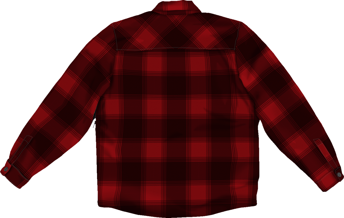 ICON Fallblock CX Flannel™ Jacket - Red - 2XL 2820-6978