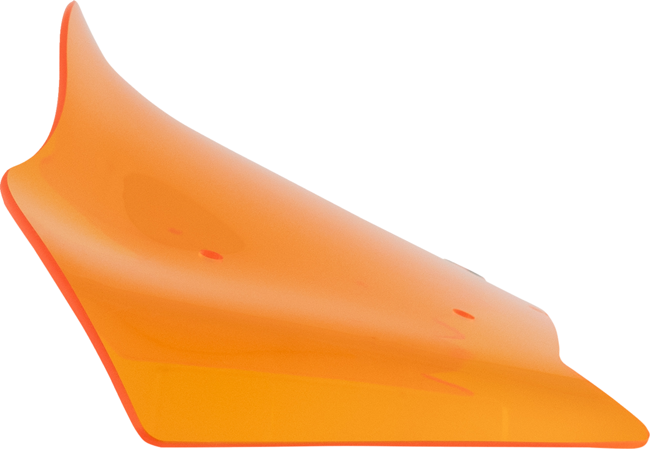 KLOCK WERKS Kolor Flare™ Windshield - 8" - Orange - FLHX KWW-01-0729