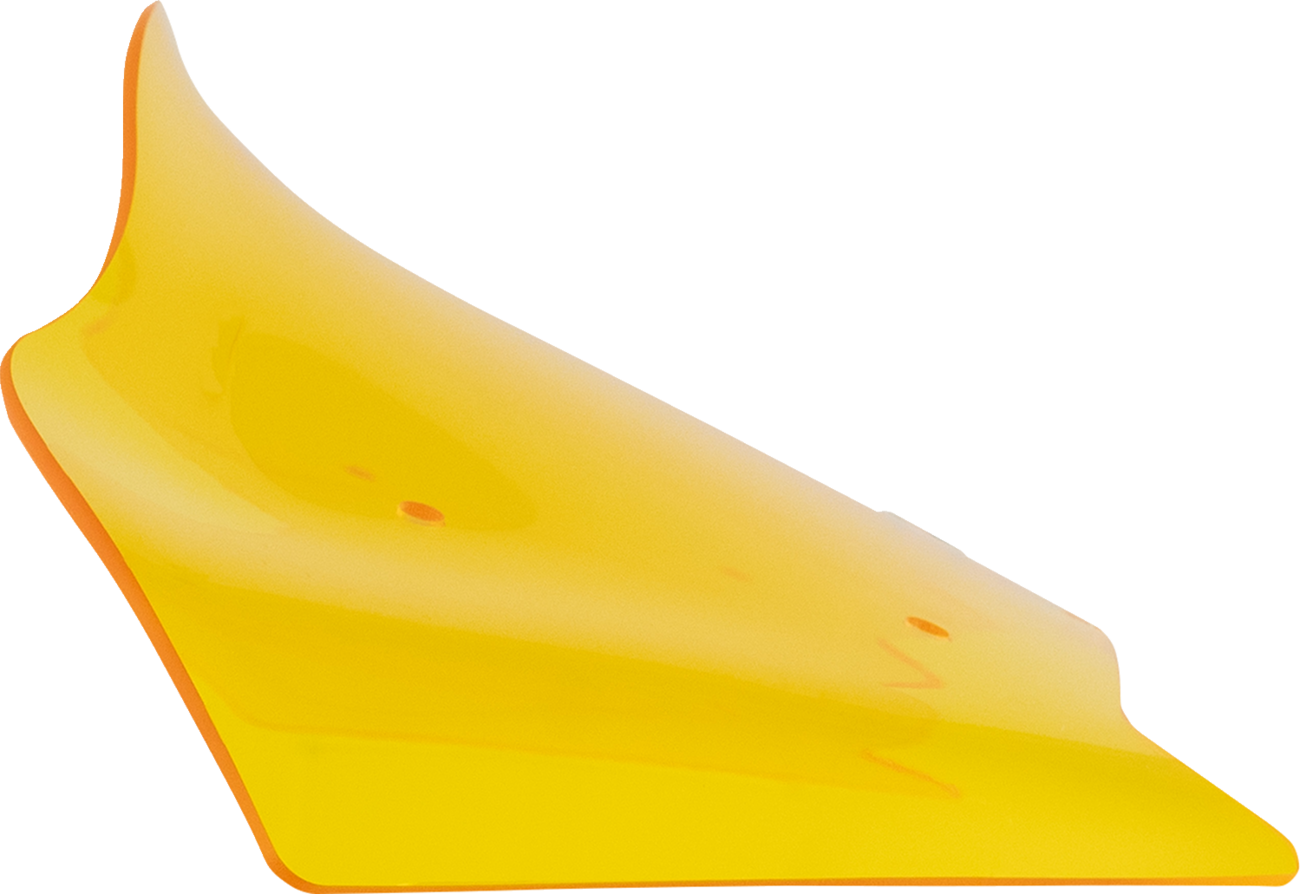 KLOCK WERKS Kolor Flare™ Windshield - 8" - Yellow - FLHX KWW-01-0730