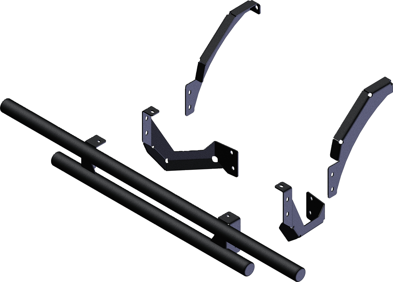 KFI PRODUCTS Rear Bumper - Round - Black - Polaris - Expedition 102095