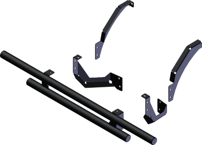 KFI PRODUCTS Rear Bumper - Round - Black - Polaris - Expedition 102095