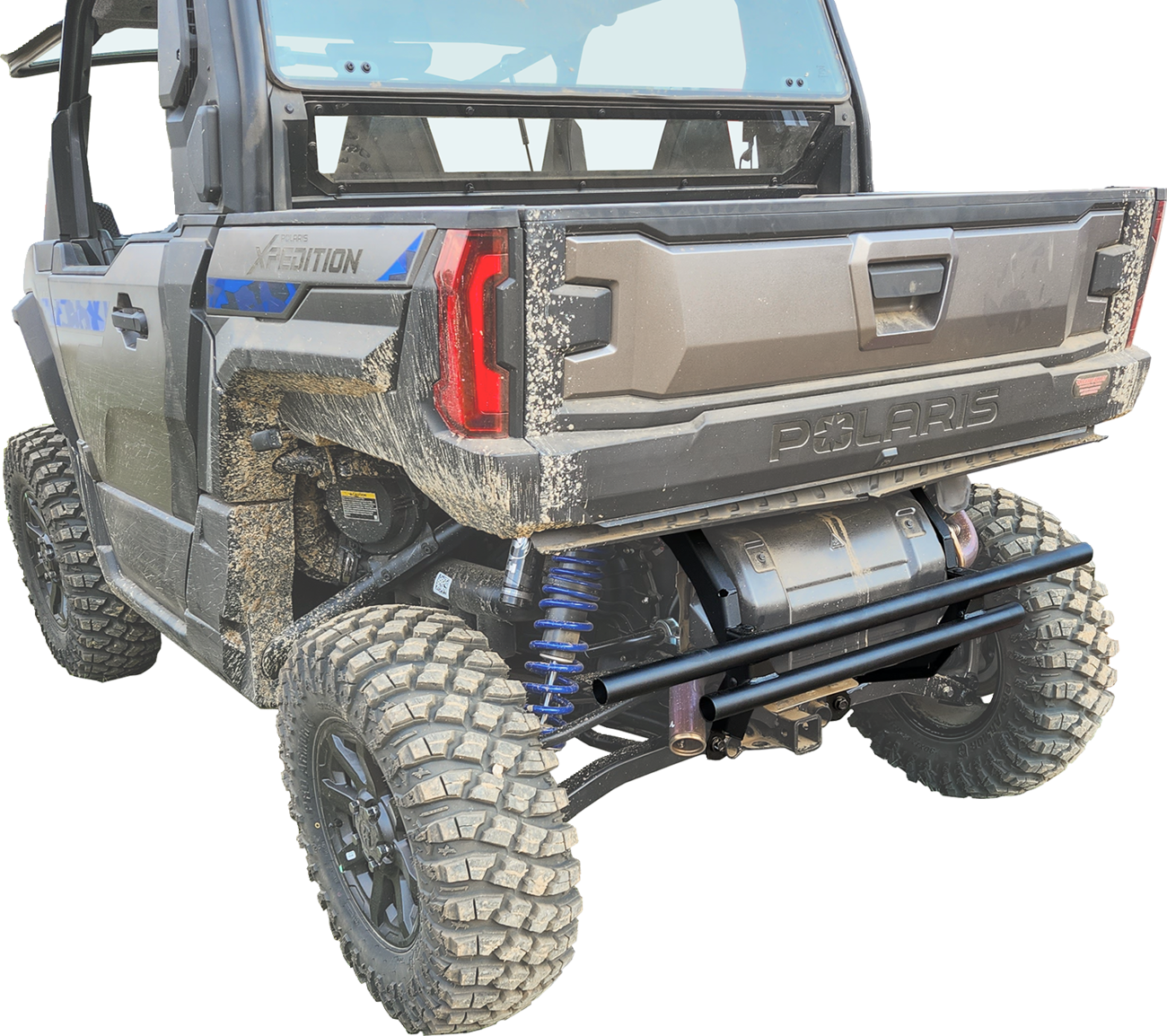 KFI PRODUCTS Rear Bumper - Round - Black - Polaris - Expedition 102095