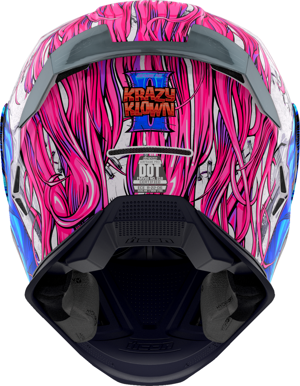ICON Airframe Pro™ Helmet - Krazy Klown 2 - Pink - 2XL 0101-17679