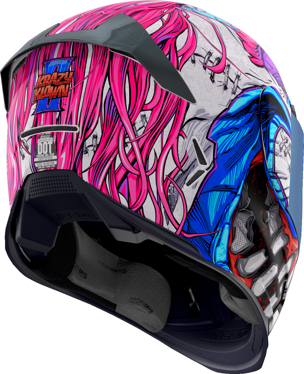 ICON Airframe Pro™ Helmet - Krazy Klown 2 - Pink - 2XL 0101-17679