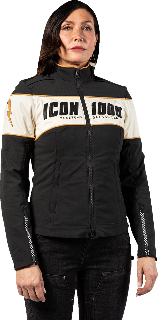 ICON Women's Hella 4™ Jacket - Black - Large 2822-1679