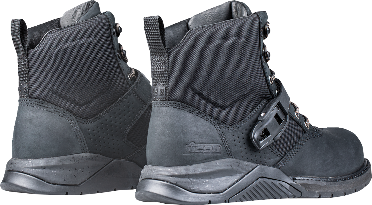 ICON Superduty6 Safety Toe Boots - Black - US 10.5 3403-1382