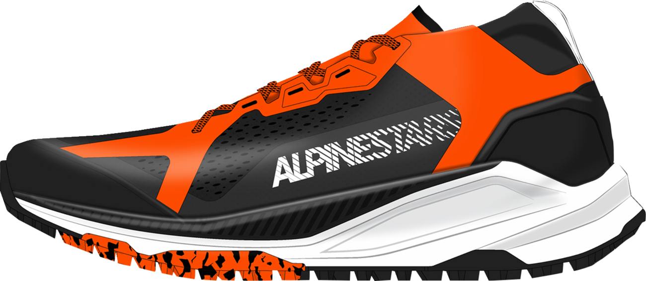 ALPINESTARS Meta XR v2 Shoes - Black/Orange/White - US 12 / EU 45.5 2654825-134-12