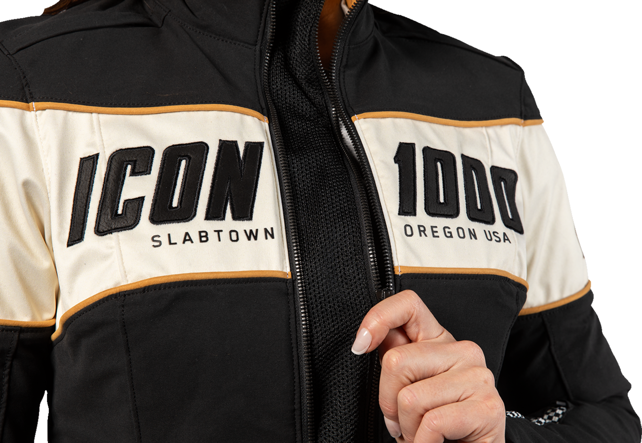 ICON Women's Hella 4™ Jacket - Black - Large 2822-1679