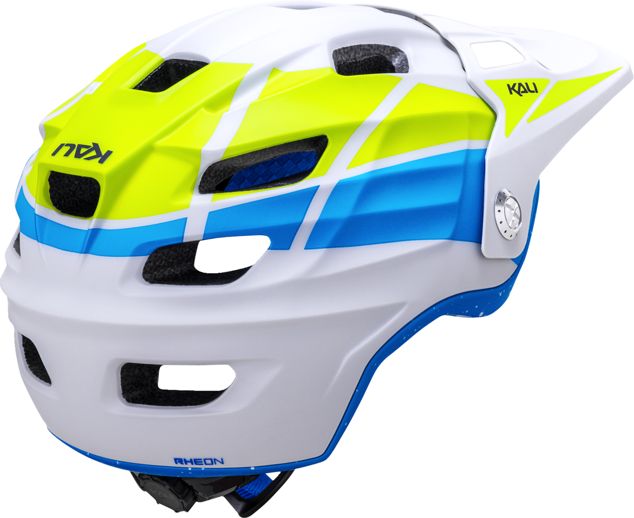 KALI Maya 3.0 Helmet - LTD Race - Matte Gray/Lime/Blue - S/M 0220424316