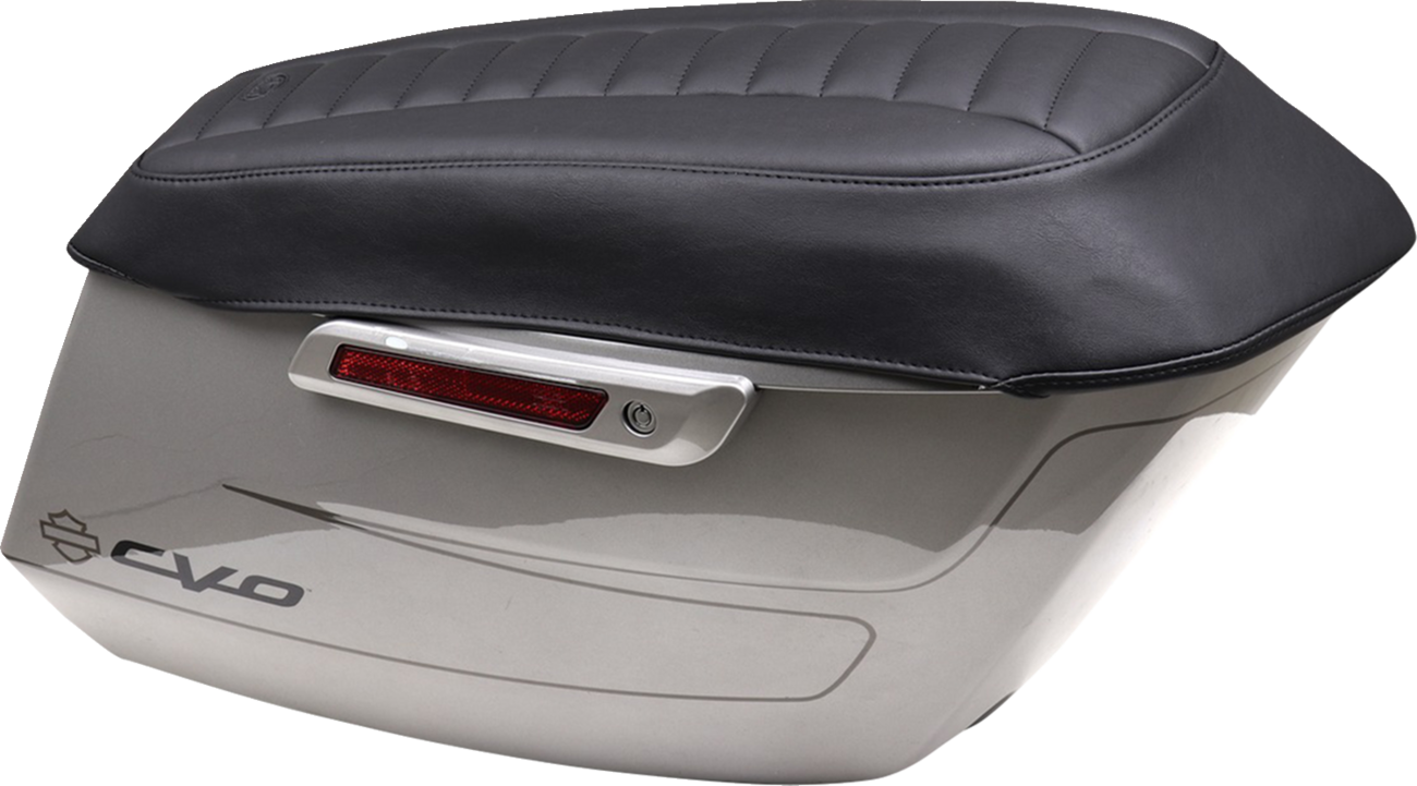 MUSTANG Deluxe Saddlebag Lid Coers - Black - Touring 88404