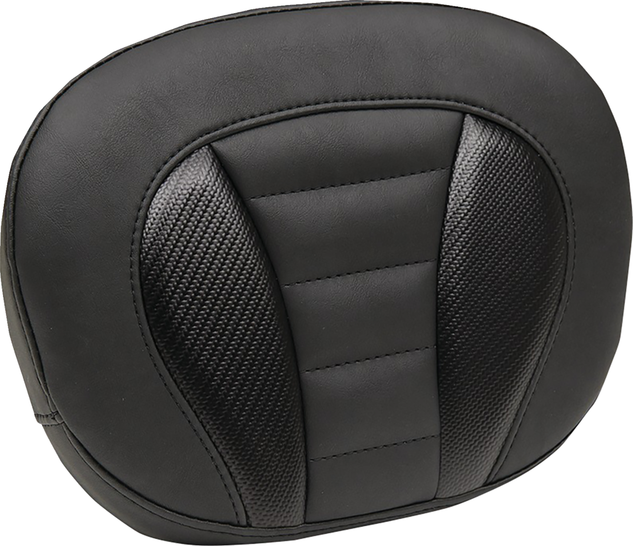 MUSTANG Deluxe Sissy Bar Pad - Black Stitch - FLT/FLH '23-'24 89015