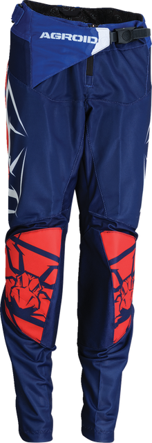 MOOSE OFFROAD Youth Agroid Mesh Pants - Red/White/Blue - 30 2903-2559