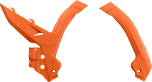 POLISPORT Frame Guards - '16 OEM Orange - KTM 8500100002