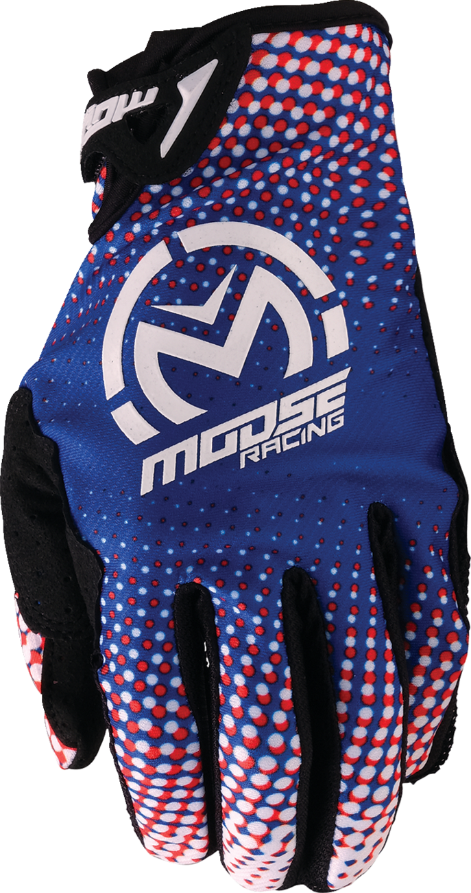 MOOSE OFFROAD SX1™ Gloves - Red/White/Blue - 2XL 3330-8064