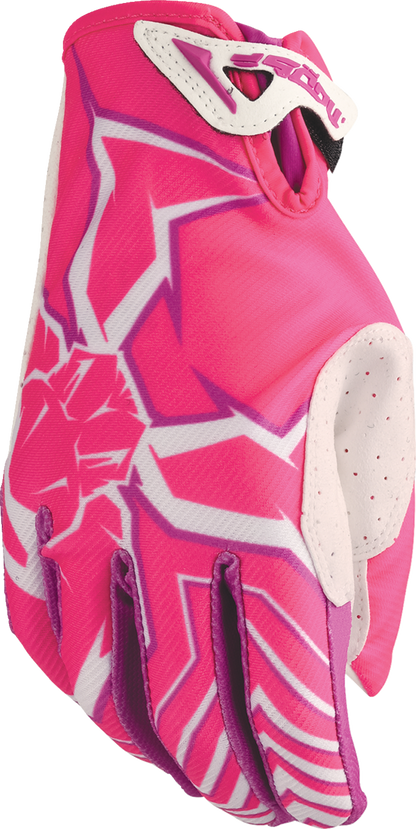 MOOSE OFFROAD Agroid™ Pro Gloves - Pink/White - Large 3330-8099