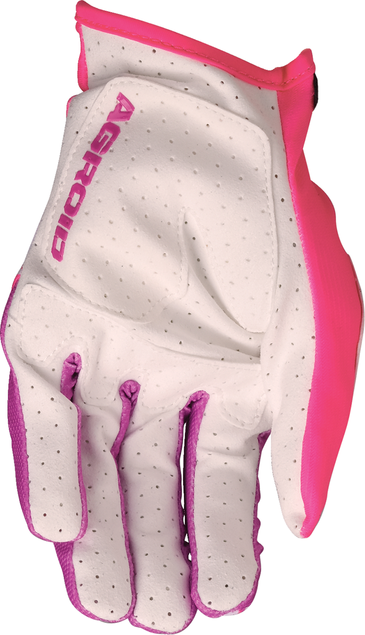 MOOSE OFFROAD Agroid™ Pro Gloves - Pink/White - 2XL 3330-8101