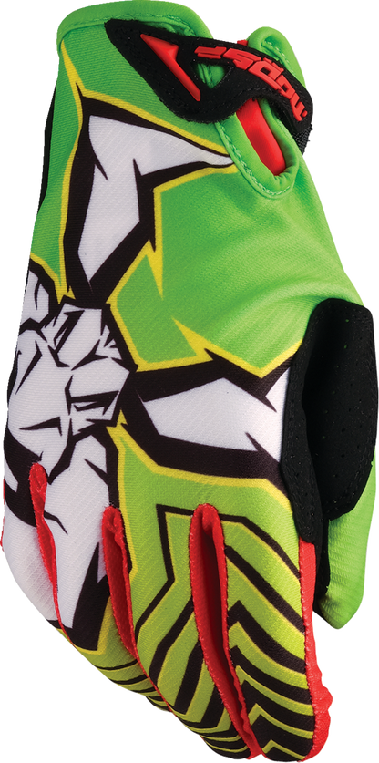 MOOSE OFFROAD Agroid™ Pro Gloves - Green/Red - XL 3330-8112