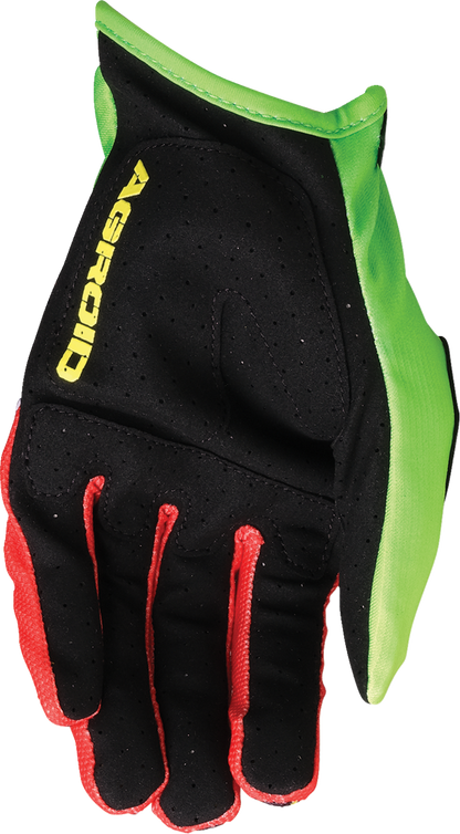 MOOSE OFFROAD Agroid™ Pro Gloves - Green/Red - XL 3330-8112