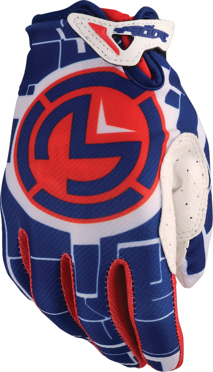 MOOSE OFFROAD Youth SX1™ Gloves - Red/White/Blue - XS 3332-1882