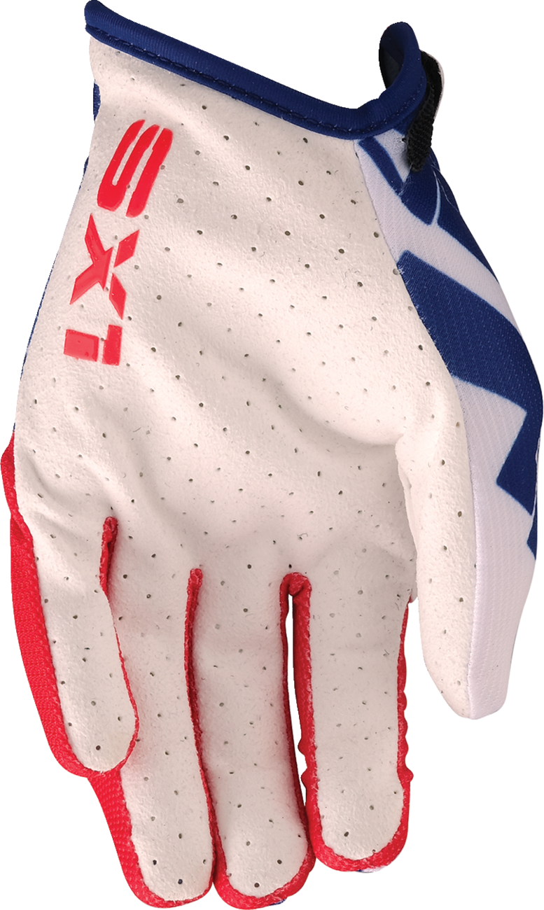 MOOSE OFFROAD Youth SX1™ Gloves - Red/White/Blue - XS 3332-1882
