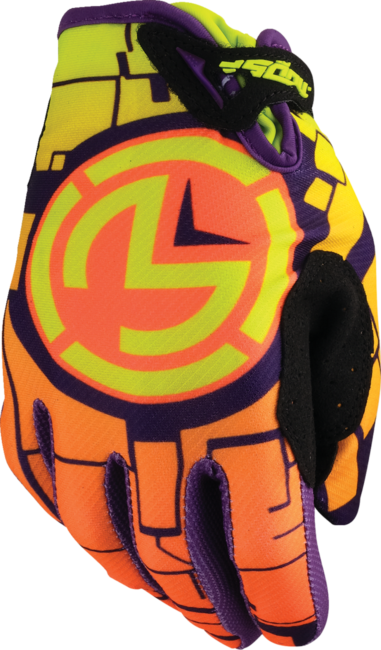 MOOSE OFFROAD Youth SX1™ Gloves - Orange/Green - XL 3332-1891