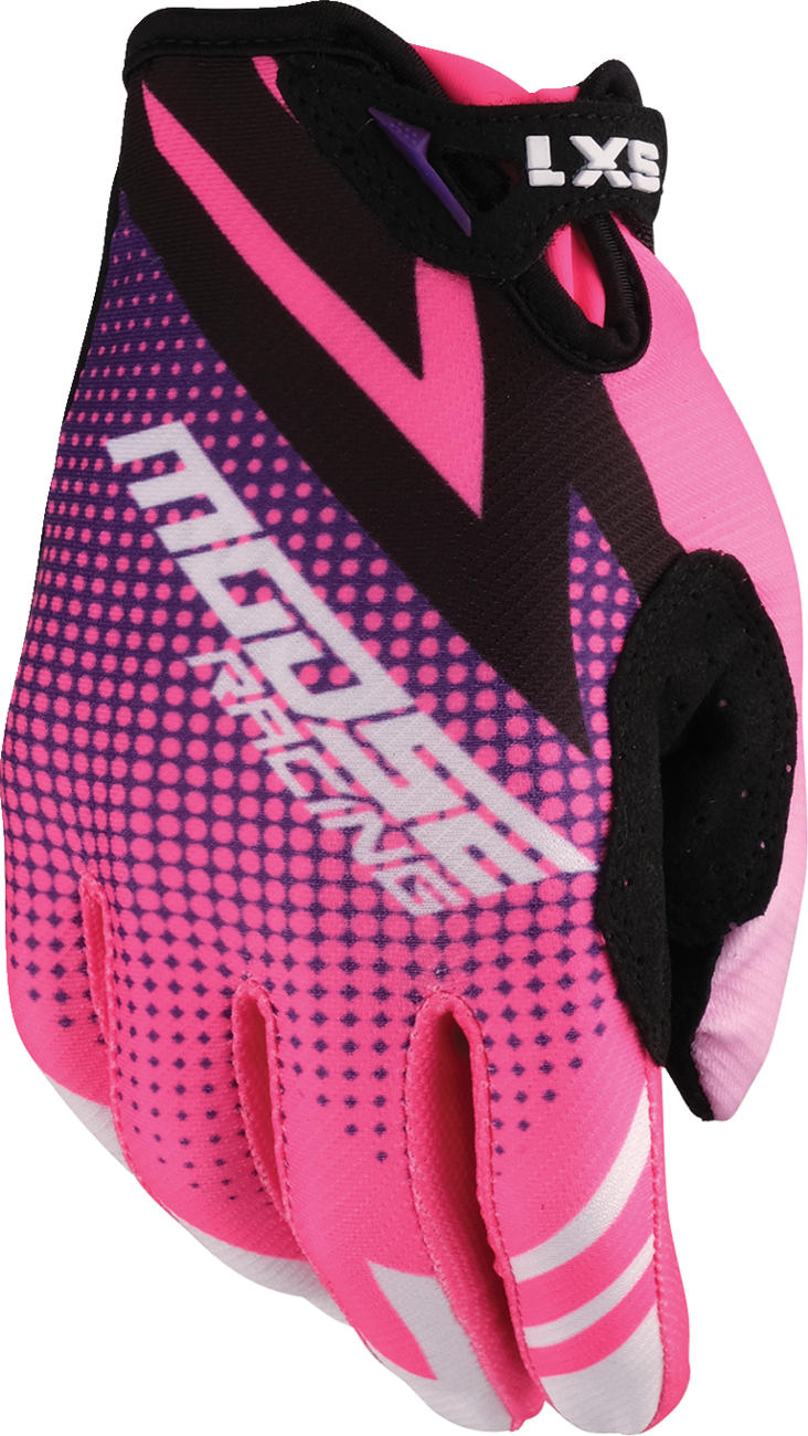MOOSE OFFROAD Youth SX1™ Gloves - Pink/Purple - Large 3332-1905