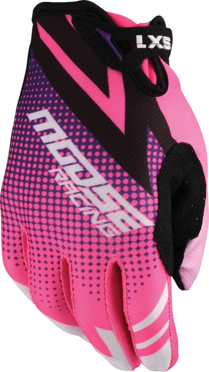 MOOSE OFFROAD Youth SX1™ Gloves - Pink/Purple - XL 3332-1906