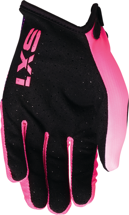 MOOSE OFFROAD Youth SX1™ Gloves - Pink/Purple - XL 3332-1906