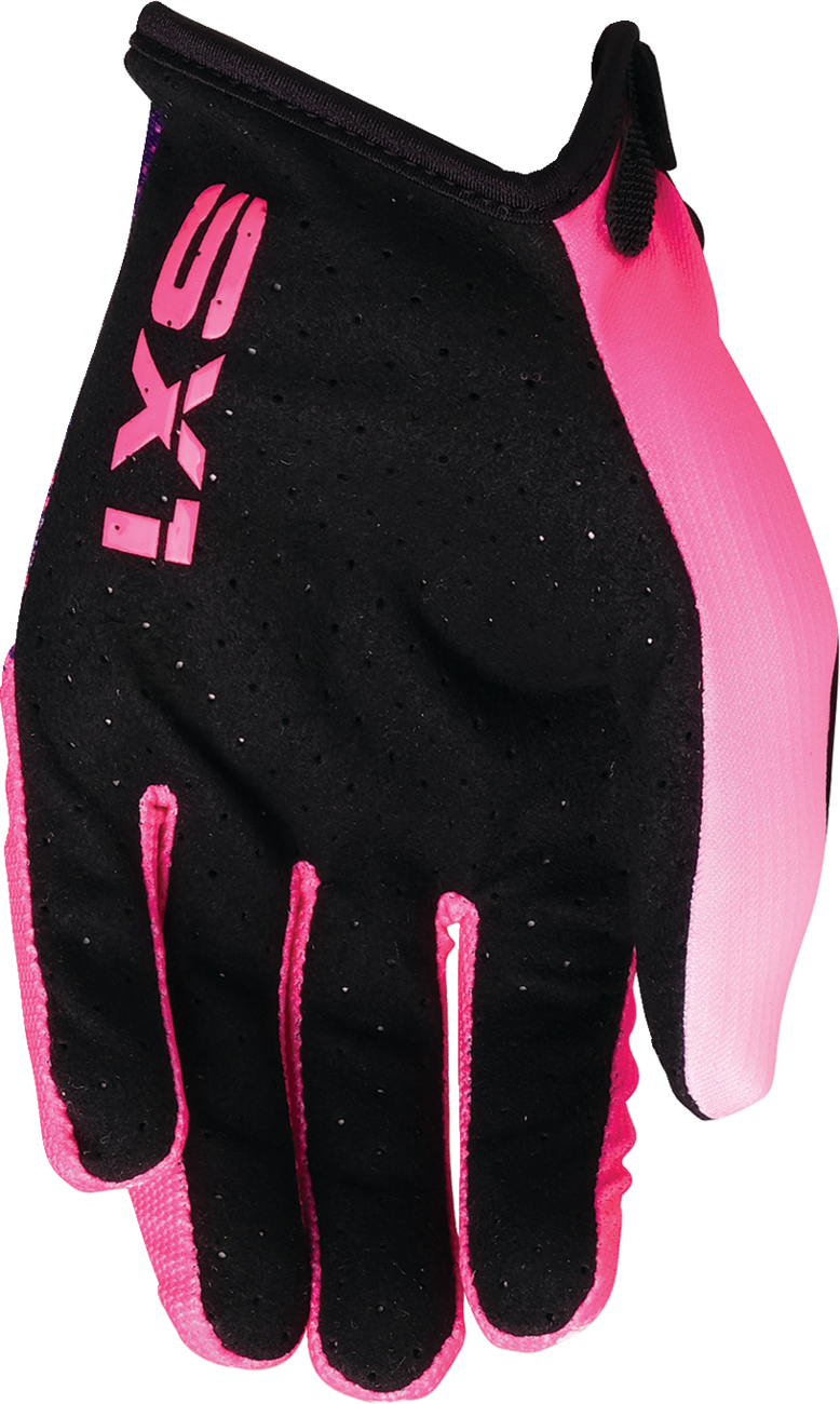 MOOSE OFFROAD Youth SX1™ Gloves - Pink/Purple - XS 3332-1902