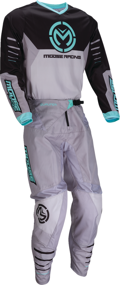 MOOSE OFFROAD Qualifier® Pants - Gray/Teal - US 44 2901-11830