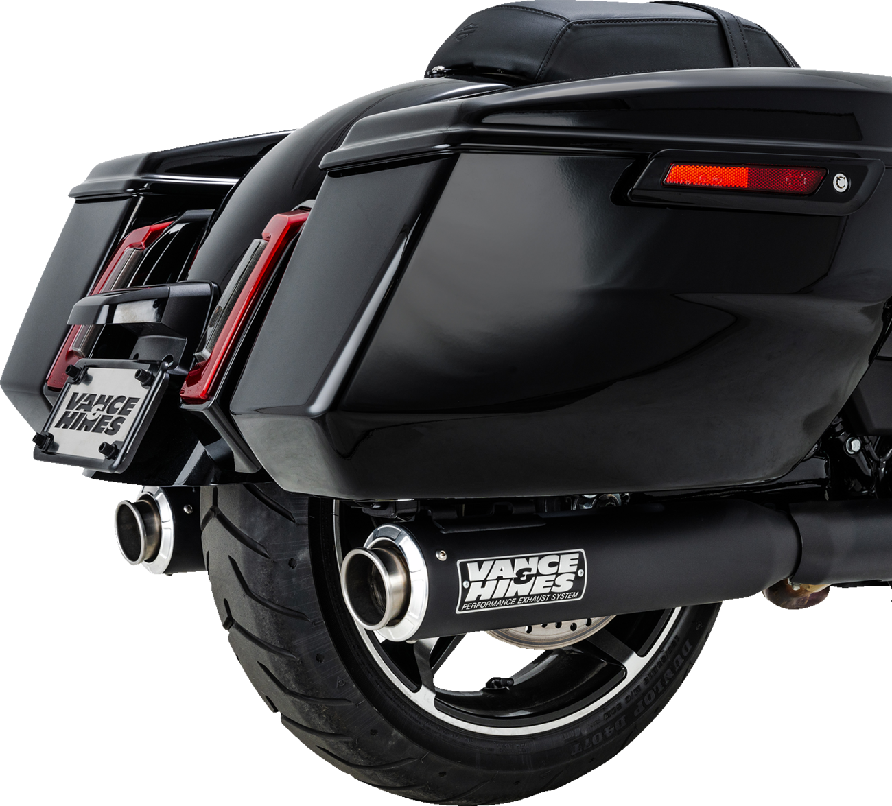 VANCE & HINES Supersport Slip-On Mufflers - Black - Touring 46721
