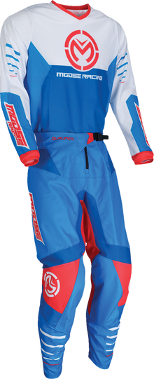 MOOSE OFFROAD Qualifier® Pants - Red/White/Blue - US 44 2901-11816