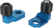 DRIVEN RACING Axle Block Sliders - Kawasaki ZX-10R - Blue DRAX-105-BL