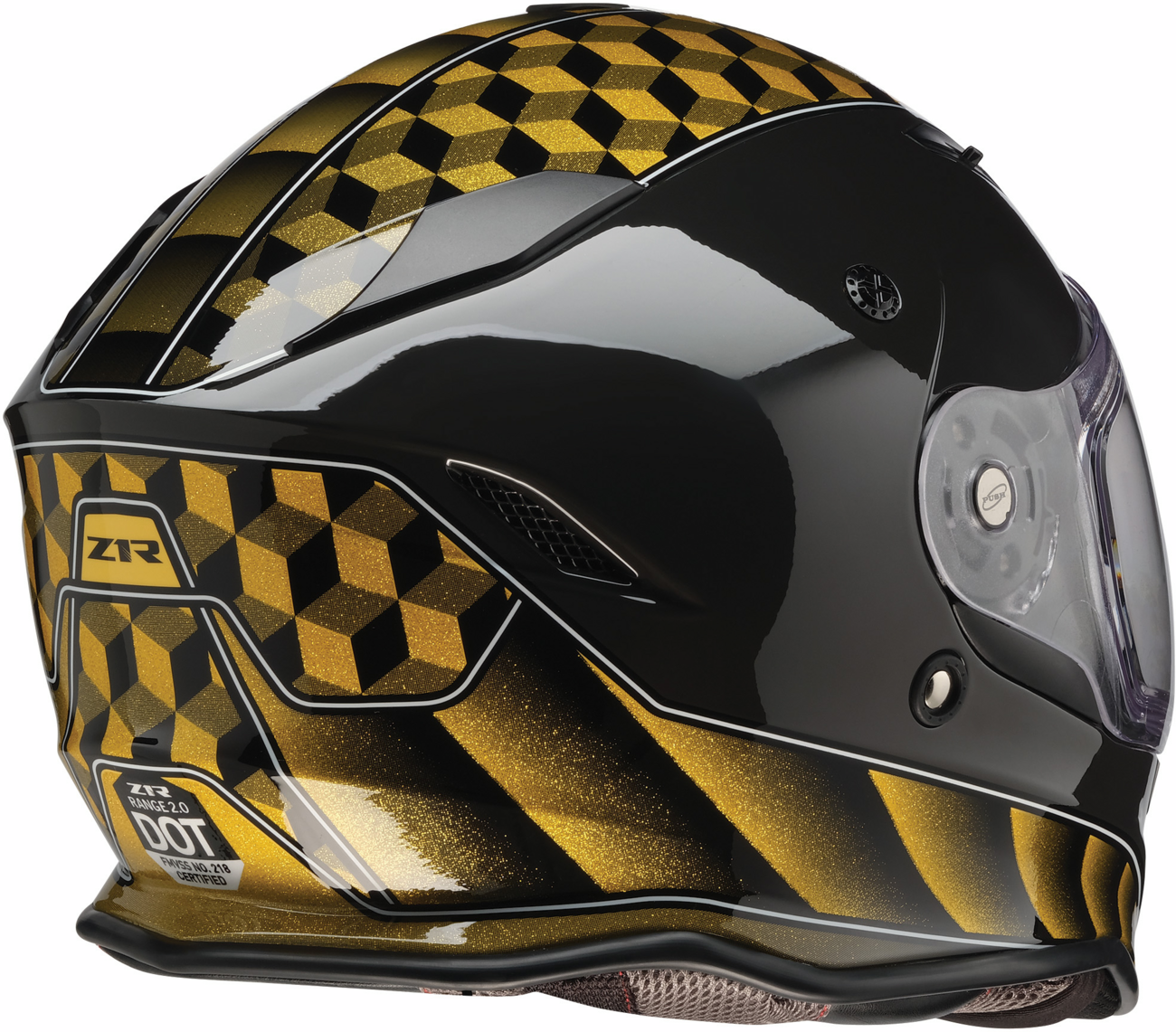Z1R Nemesis Helmet - Thunderbird - Yellow - Medium 0101-17109