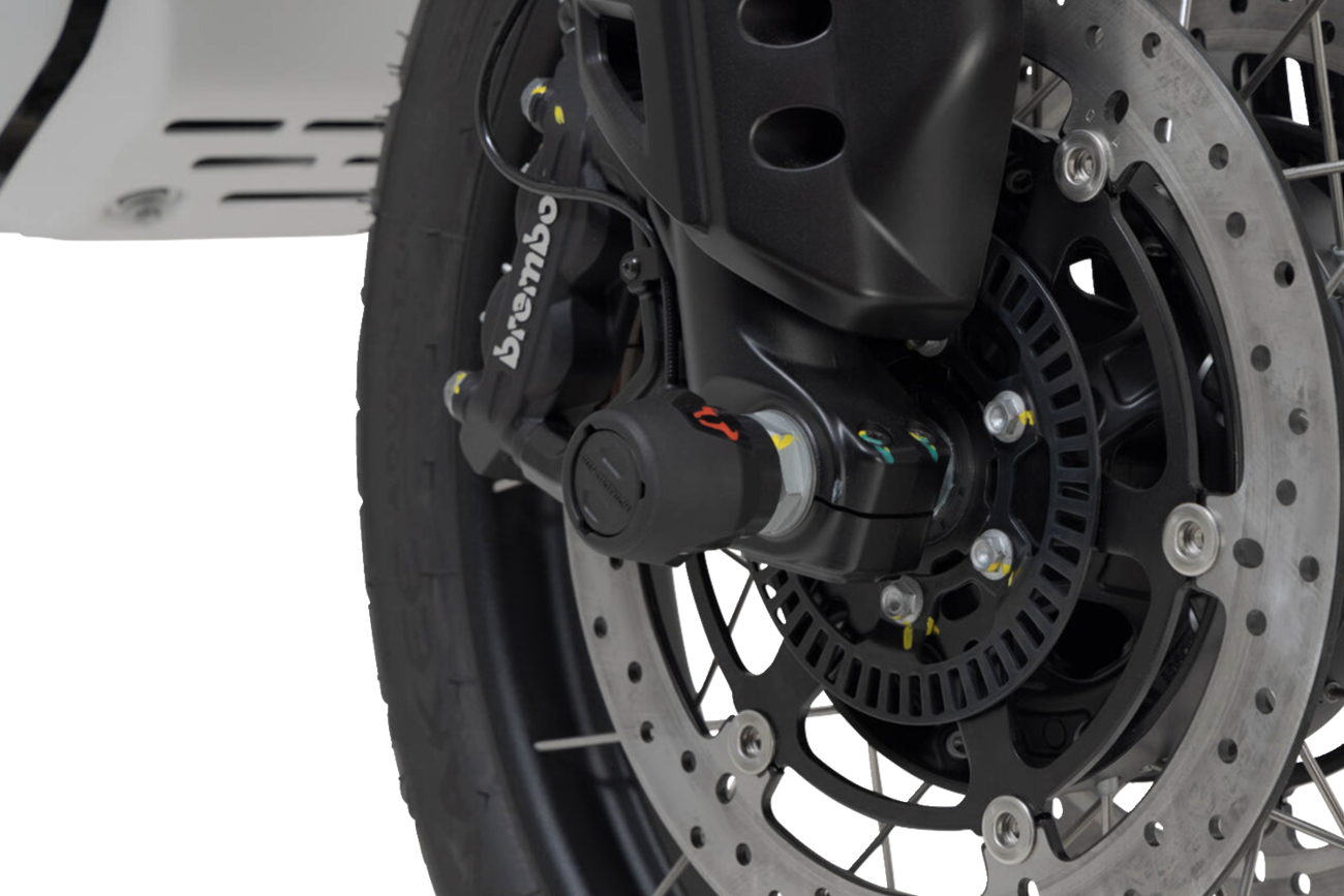 SW-MOTECH Axle Sliders - Front - Set - Moto Guzzi STP.17.176.10200/B