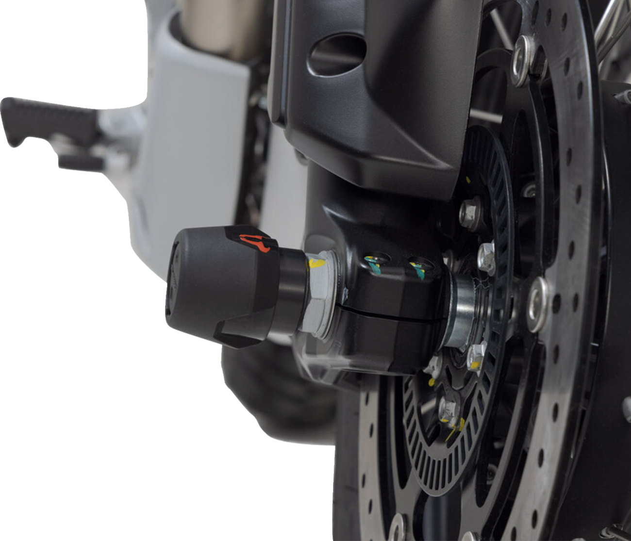 SW-MOTECH Axle Sliders - Front - Set - Moto Guzzi STP.17.176.10200/B