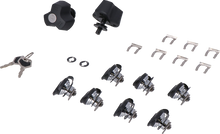 SW-MOTECH TRAX Lock Set - EVO - 9 Matching Locks with Keys QLS.00.046.15100