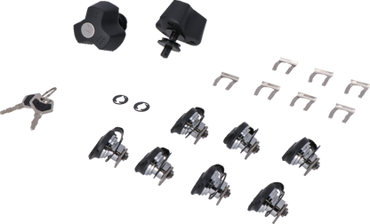 SW-MOTECH TRAX Lock Set - EVO - 9 Matching Locks with Keys QLS.00.046.15100