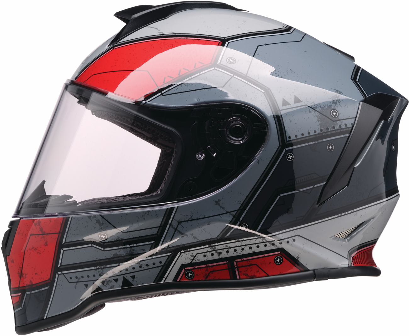 Z1R Youth Warrant 2.0 Helmet - Sentinel - Black/Red - Medium 0102-0290