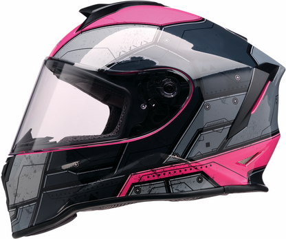 Z1R Youth Warrant 2.0 Helmet - Sentinel - Black/Pink - Large 0102-0297