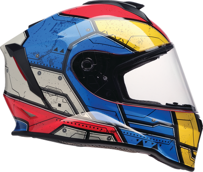 Z1R Youth Warrant 2.0 Helmet - Sentinel - Blue/Yellow - Medium 0102-0293